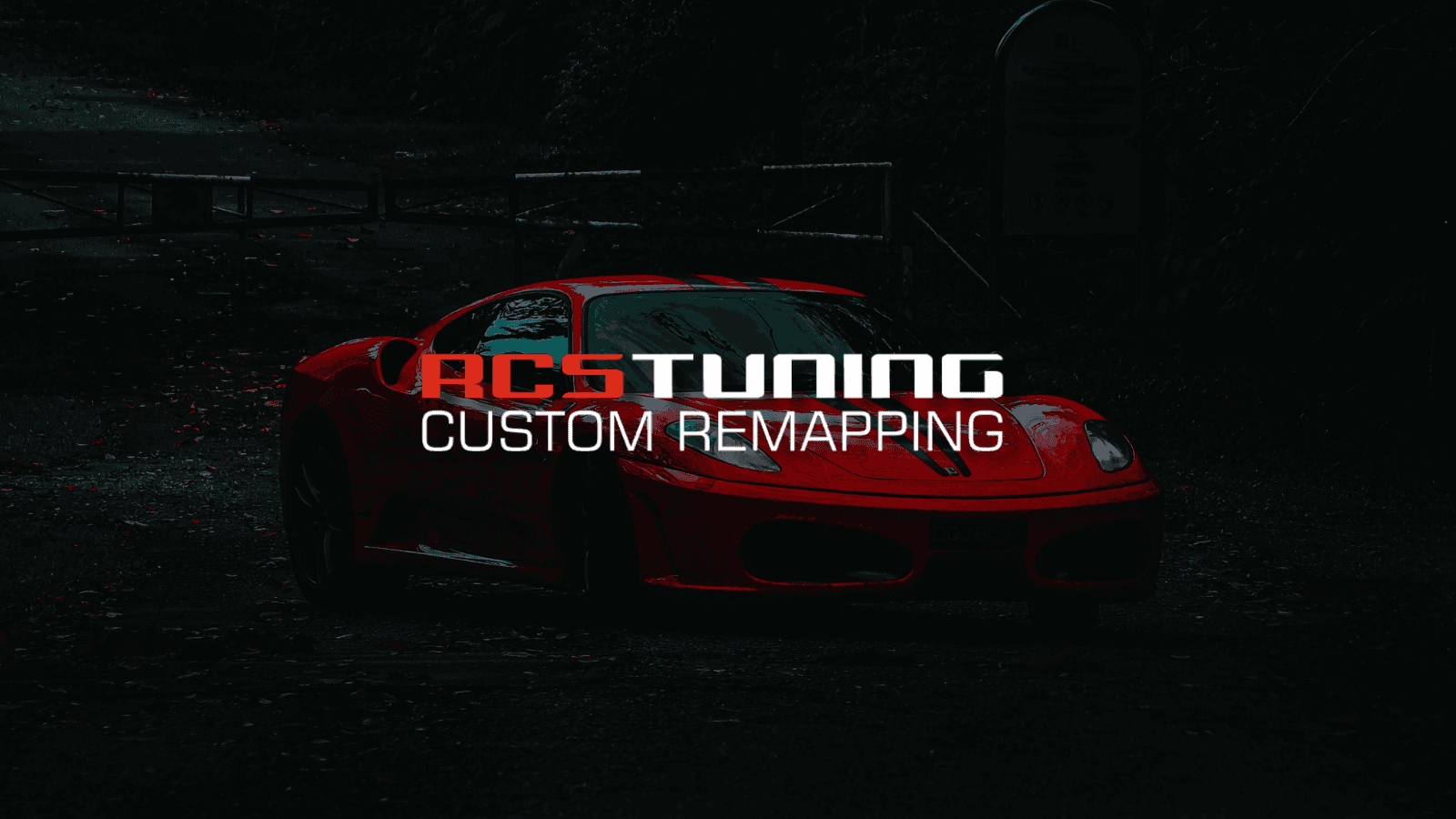 RCS Tuning website project shown on screen
